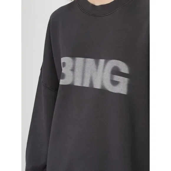 Anine Bing Sweatshirt Woman Black Woman - Picture 3 of 3